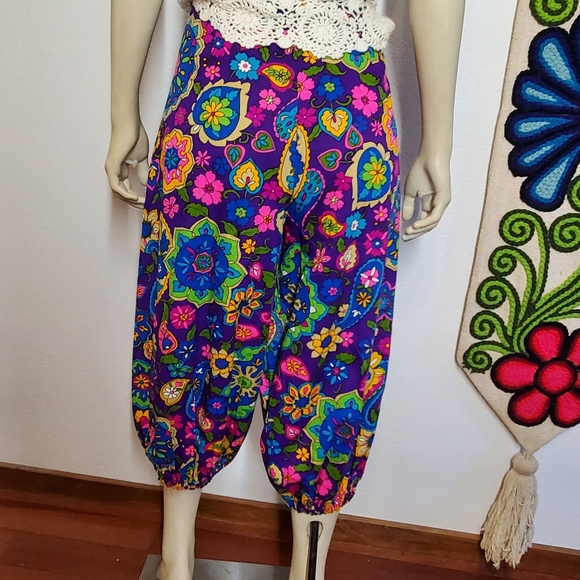 Funky 60s Knickers Harem Pants Vtg - Picture 5 of 6